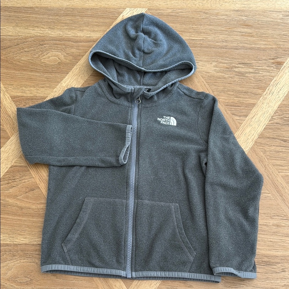 The North Face toddler 6 full zip hoodie fleece